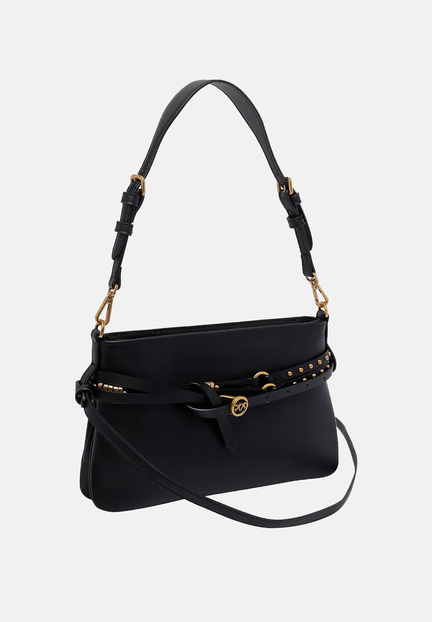 PINKO Borsa a spalla Belt Bag nera da donna 106177A0QO Z99Q PINKO 