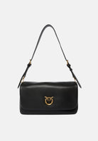 PINKO Borsa a spalla Love Bag Click Soft Horizontal Handle nera da donna 106178A0QO Z99Q PINKO 