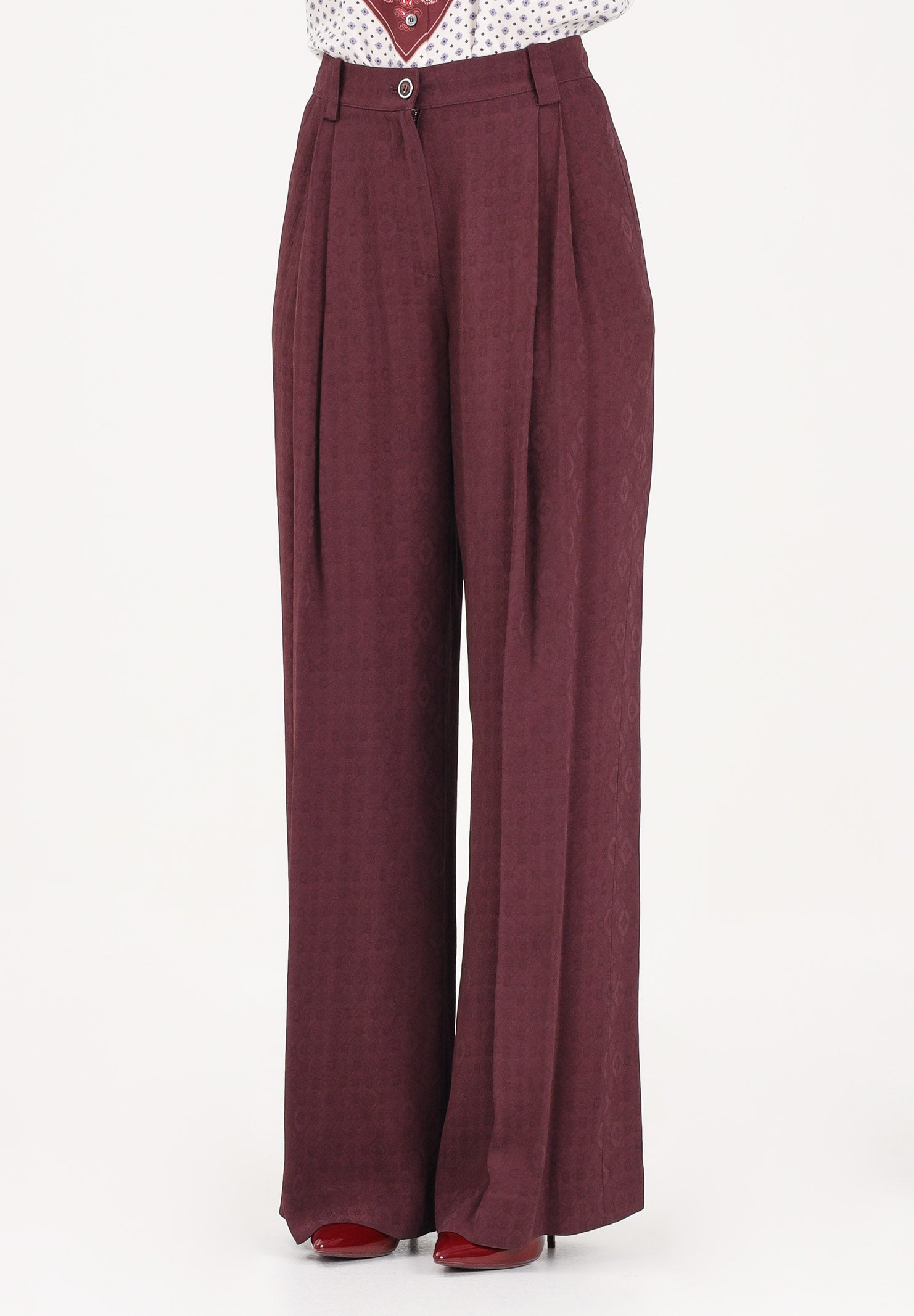 PINKO Pantalone elegante RUTH bordeaux da donna 106203A33H RR7 PINKO 