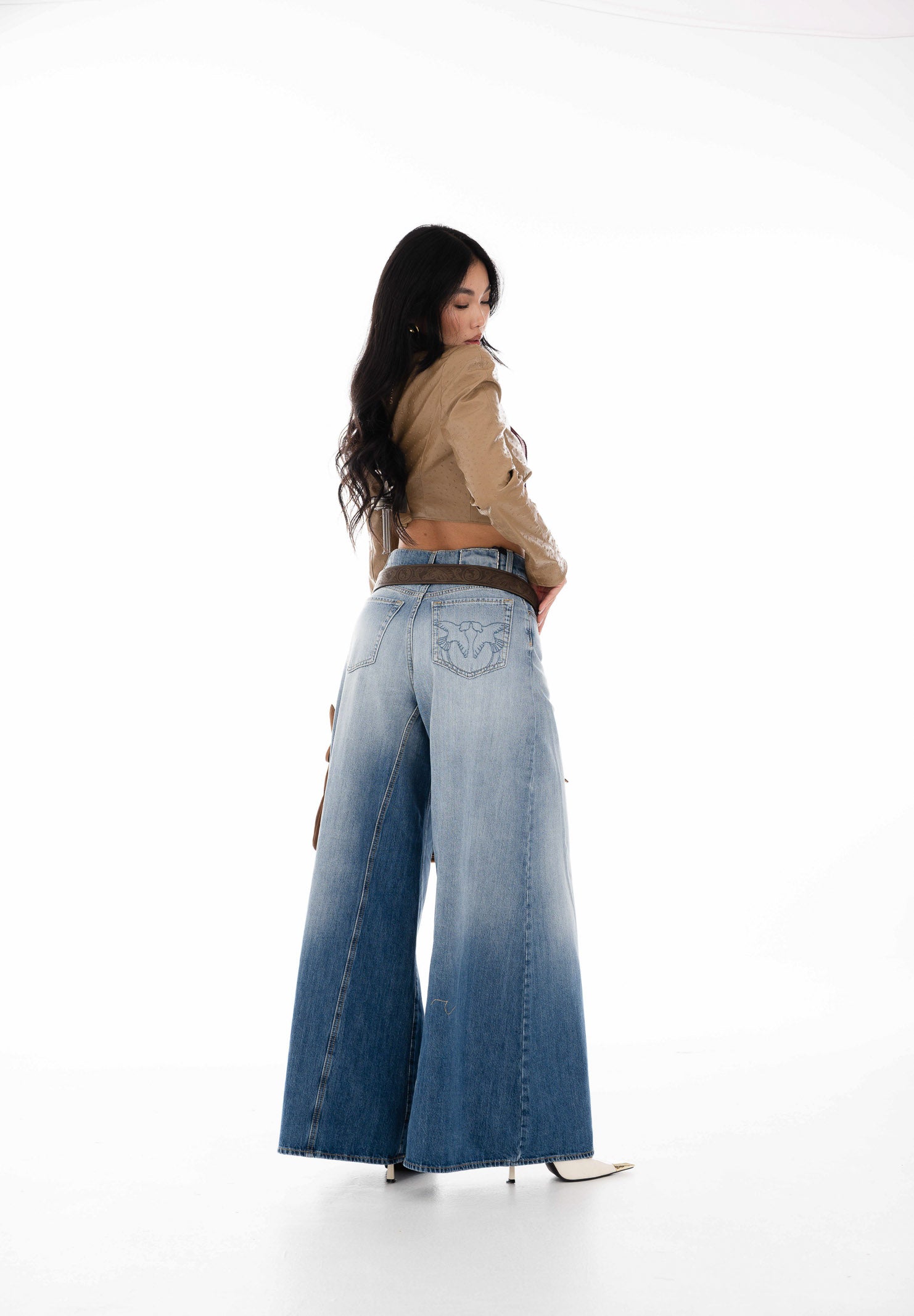 PINKO Jeans WINONA in denim medio da donna 106228A323 PJO PINKO 