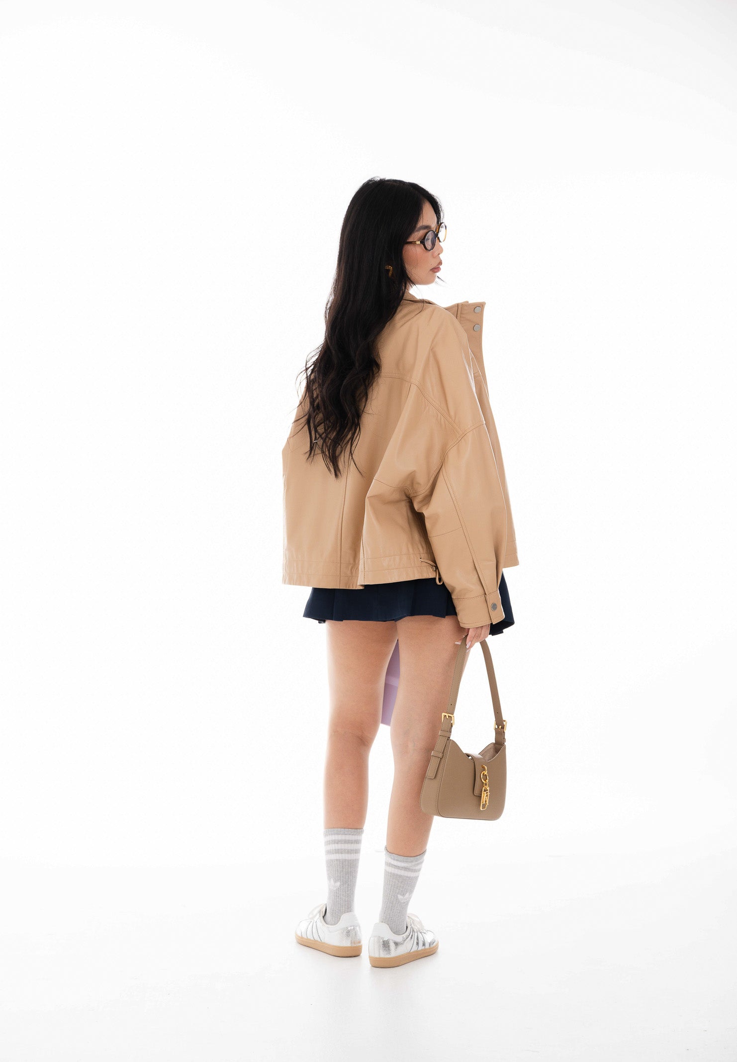 PINKO Giubbotto in pelle BAILEE BLOUSON beige da donna 106235A31Y D41 PINKO 