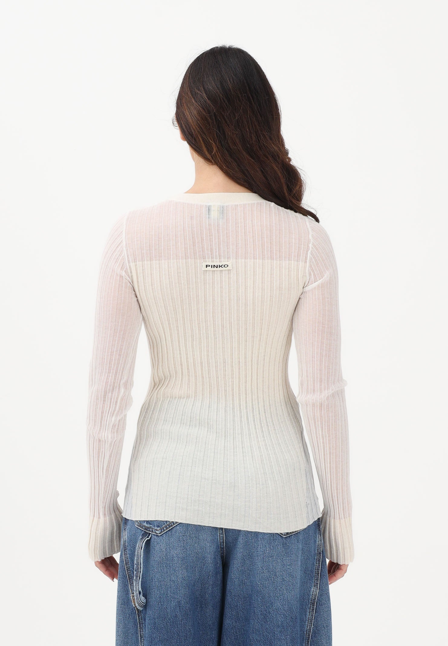 PINKO Cardigan CALDO beige da donna 106321A34B C14 PINKO 
