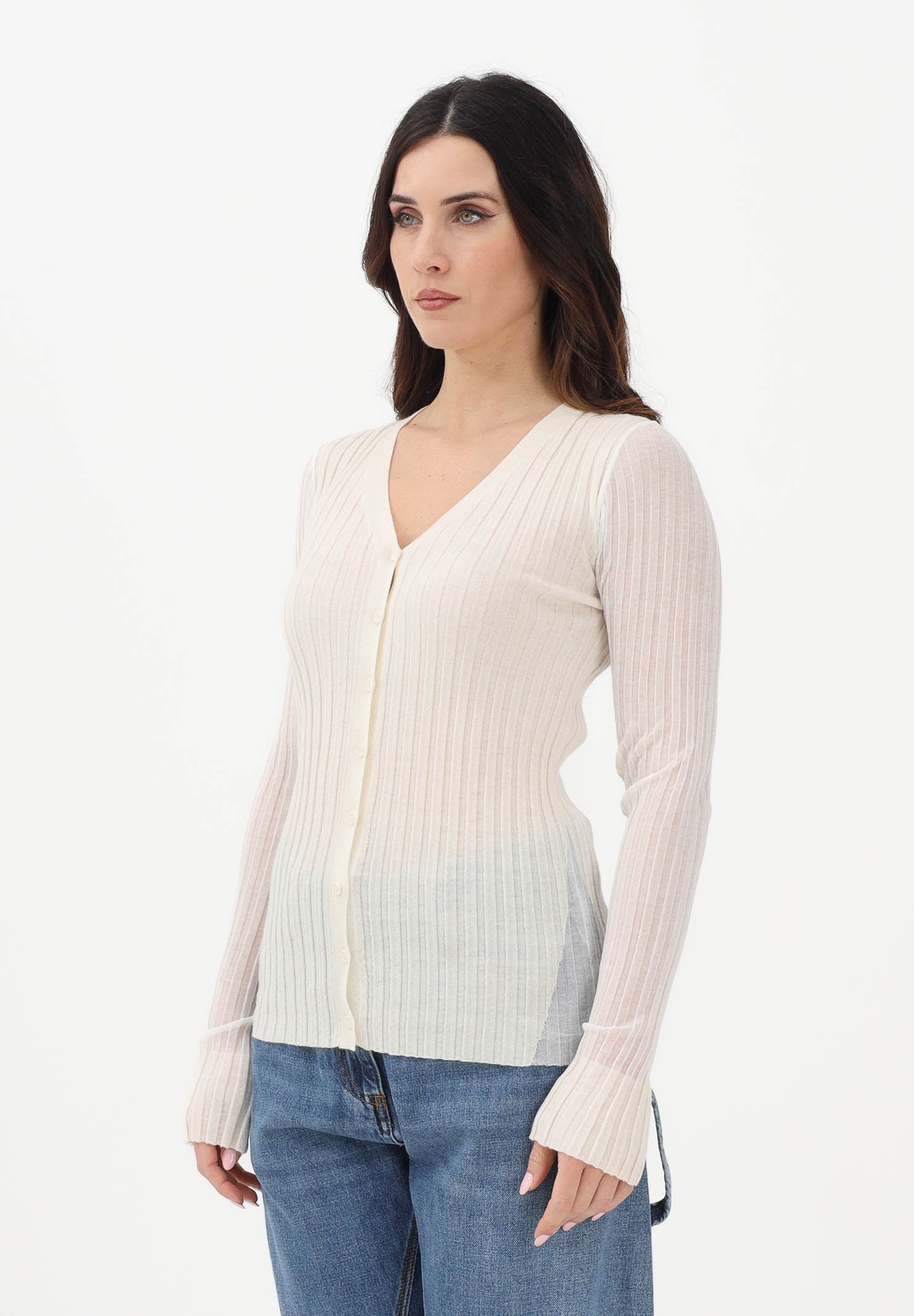 PINKO Cardigan CALDO beige da donna 106321A34B C14 PINKO 