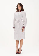PINKO Abito midi ELICIA bianco da donna 106331A34R BBA PINKO 