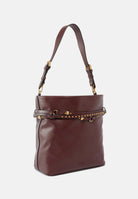 PINKO Borsa a spalla Bucket Belt burgundy da donna 106339A0QO R49Q PINKO 