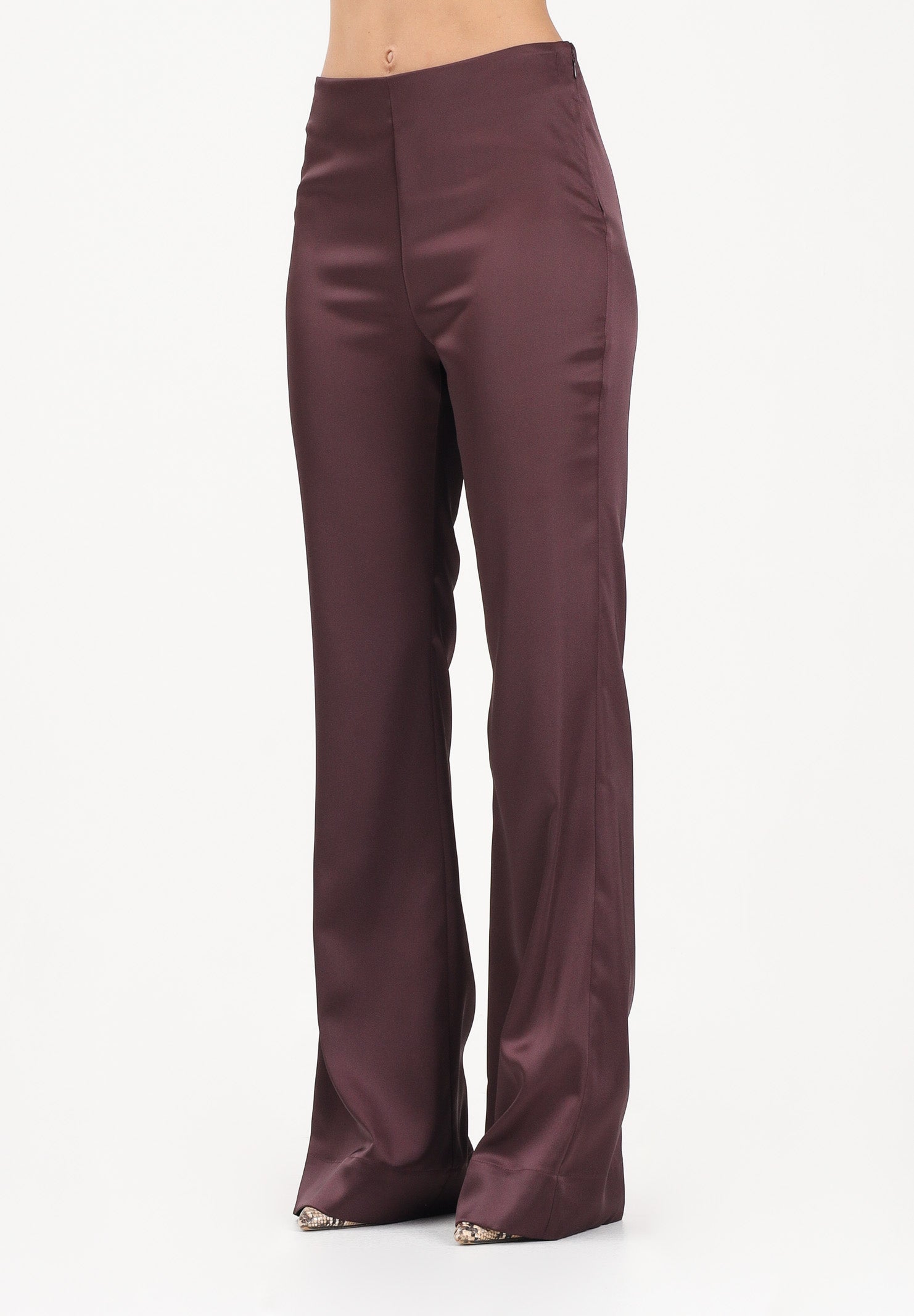 PINKO Pantalone elegante PINOLO bordeaux da donna 106434A361 R57 PINKO 