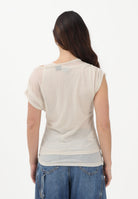 PINKO T-shirt a manica corta beige da donna composta da due pezzi 106460A2CL C03 PINKO 