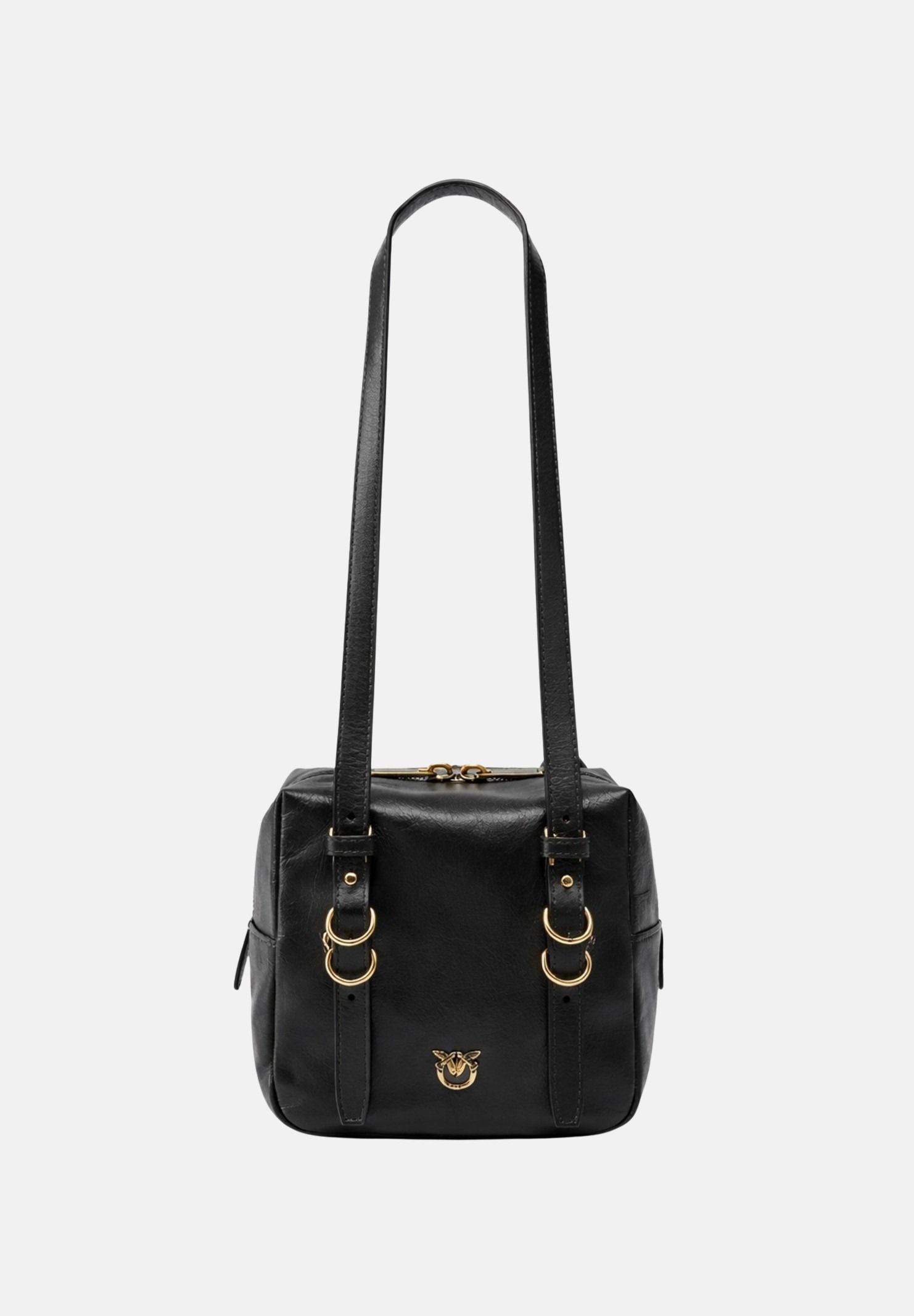 PINKO Borsa a spalla Cubic Bag nera da donna 106465A315 Z99Q PINKO 
