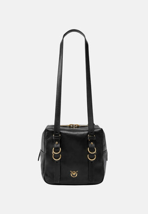 PINKO Borsa a spalla Cubic Bag nera da donna 106465A315 Z99Q PINKO 