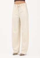 PINKO Pantalone elegante panna da donna 106492A2W6 C00 PINKO 