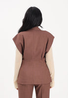 PINKO Gilet marrone da donna 106509A2W6 L78 PINKO 