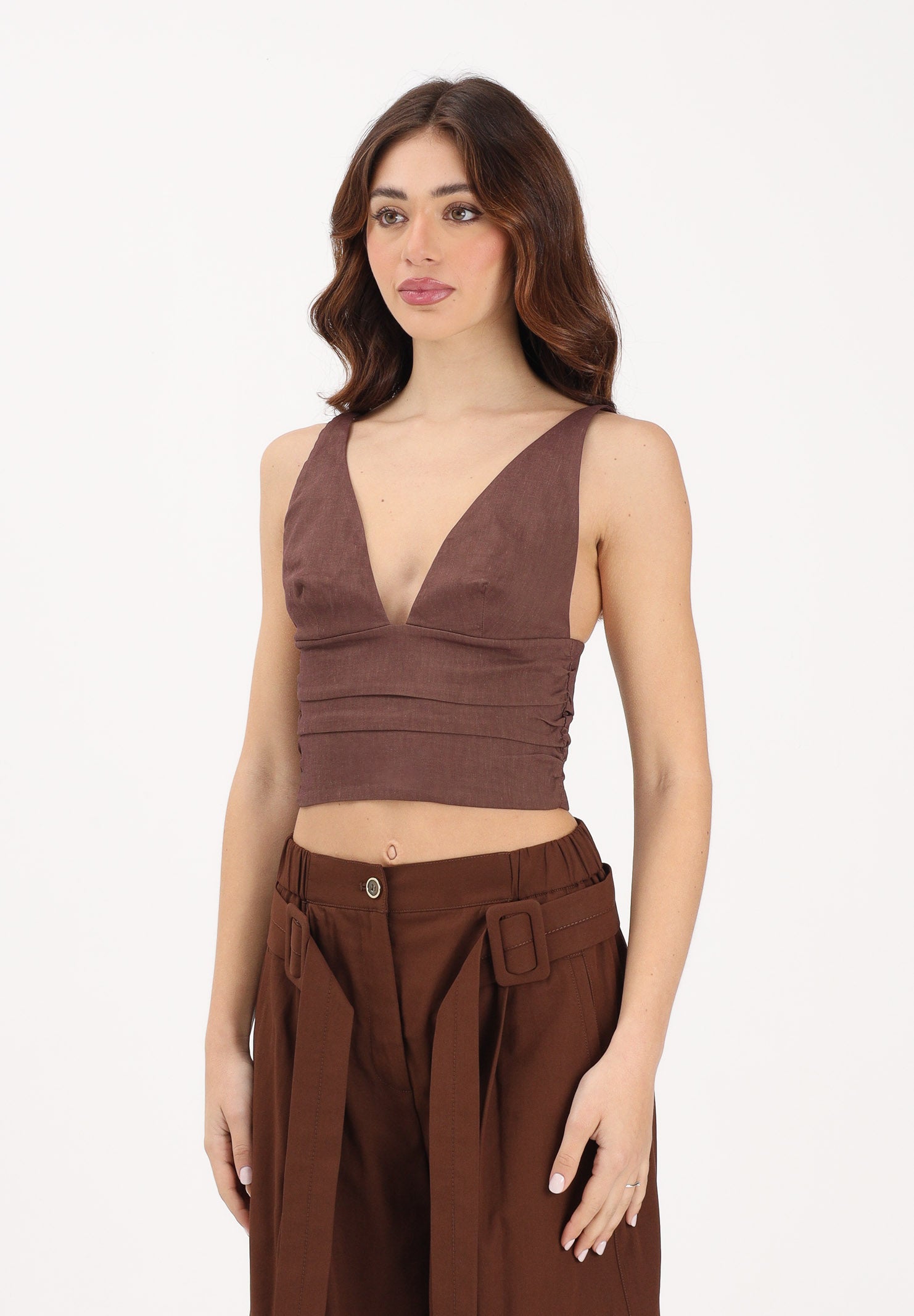 PINKO Top marrone da donna 106567A34I L78 PINKO 