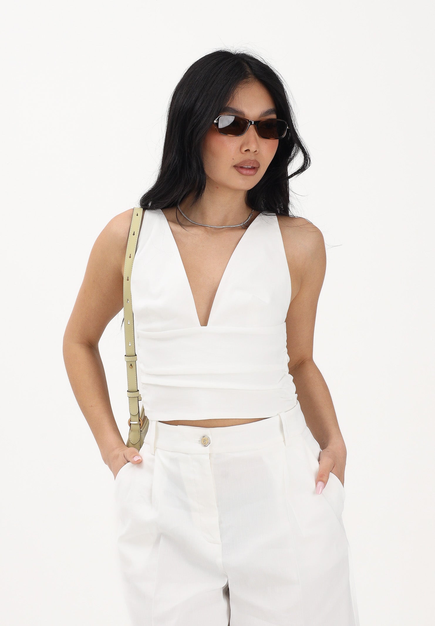 PINKO Top bianco da donna 106567A34I Z05 PINKO 