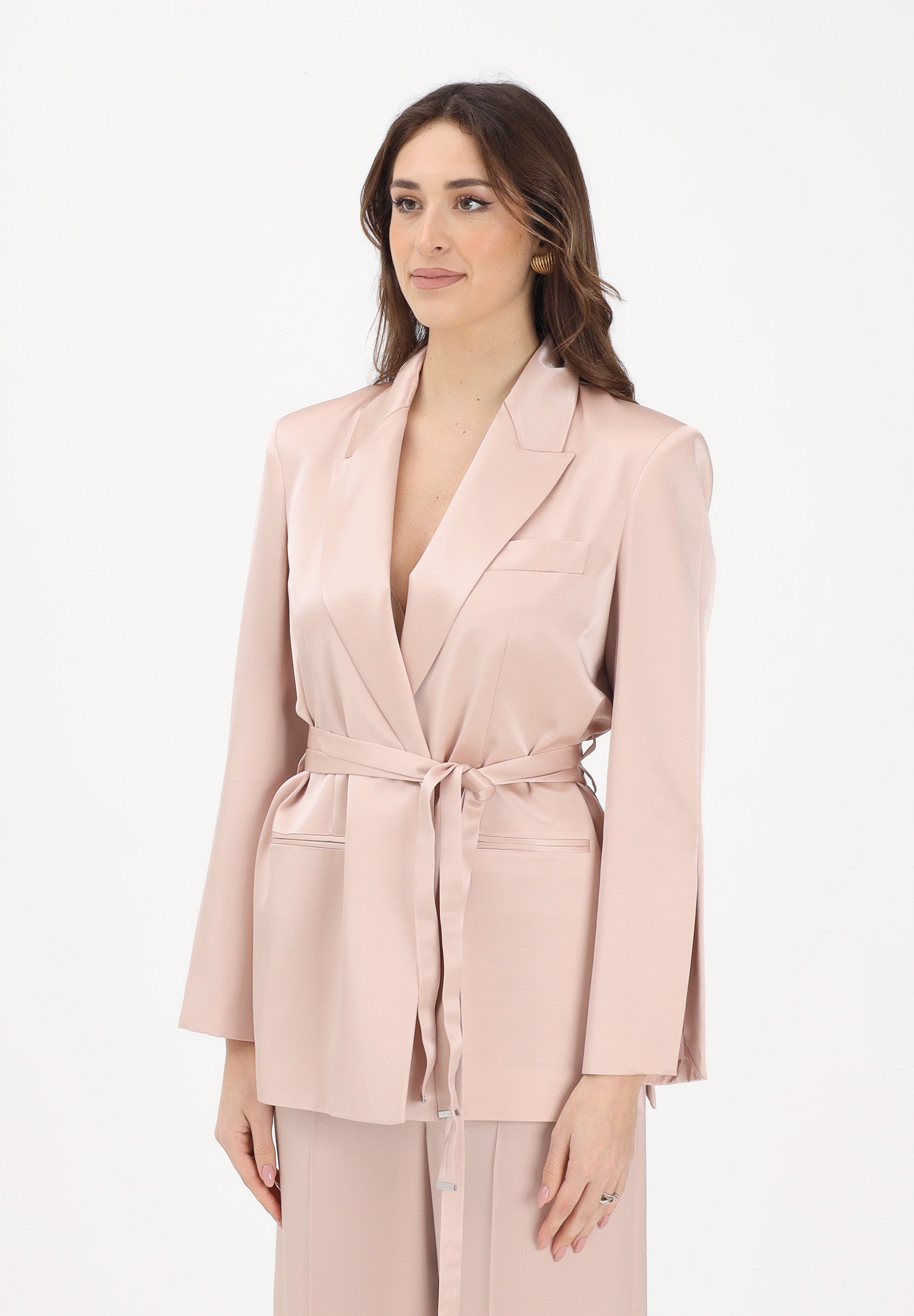 PINKO Giacca rosa da donna con cintura 106589A1Y5 Q35 PINKO 