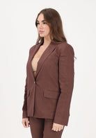 PINKO Giacca monopetto marrone da donna 106597A34I L78 PINKO 