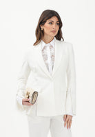 PINKO Giacca monopetto CARCIOFO bianca da donna 106615A32Z Z07 PINKO 