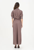 PINKO Abito lungo ALEXANDRA marrone da donna 106669A33Q LN1 PINKO 