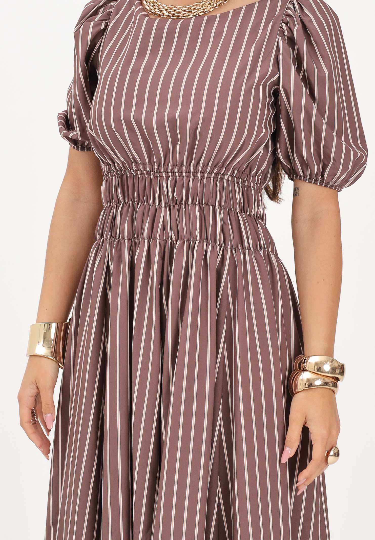 PINKO abito ETHEL in Multicolore Marrone-Rosa colore basico marrone da donna 106670A33Q LN1 PINKO 