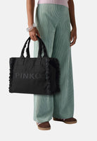 PINKO Shopper Beach nera da donna 106673A3A4 Z99 PINKO 