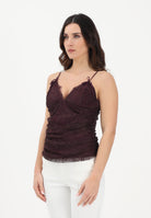 PINKO Top elegante Fragola bordeaux da donna 106726A378 R57 PINKO 