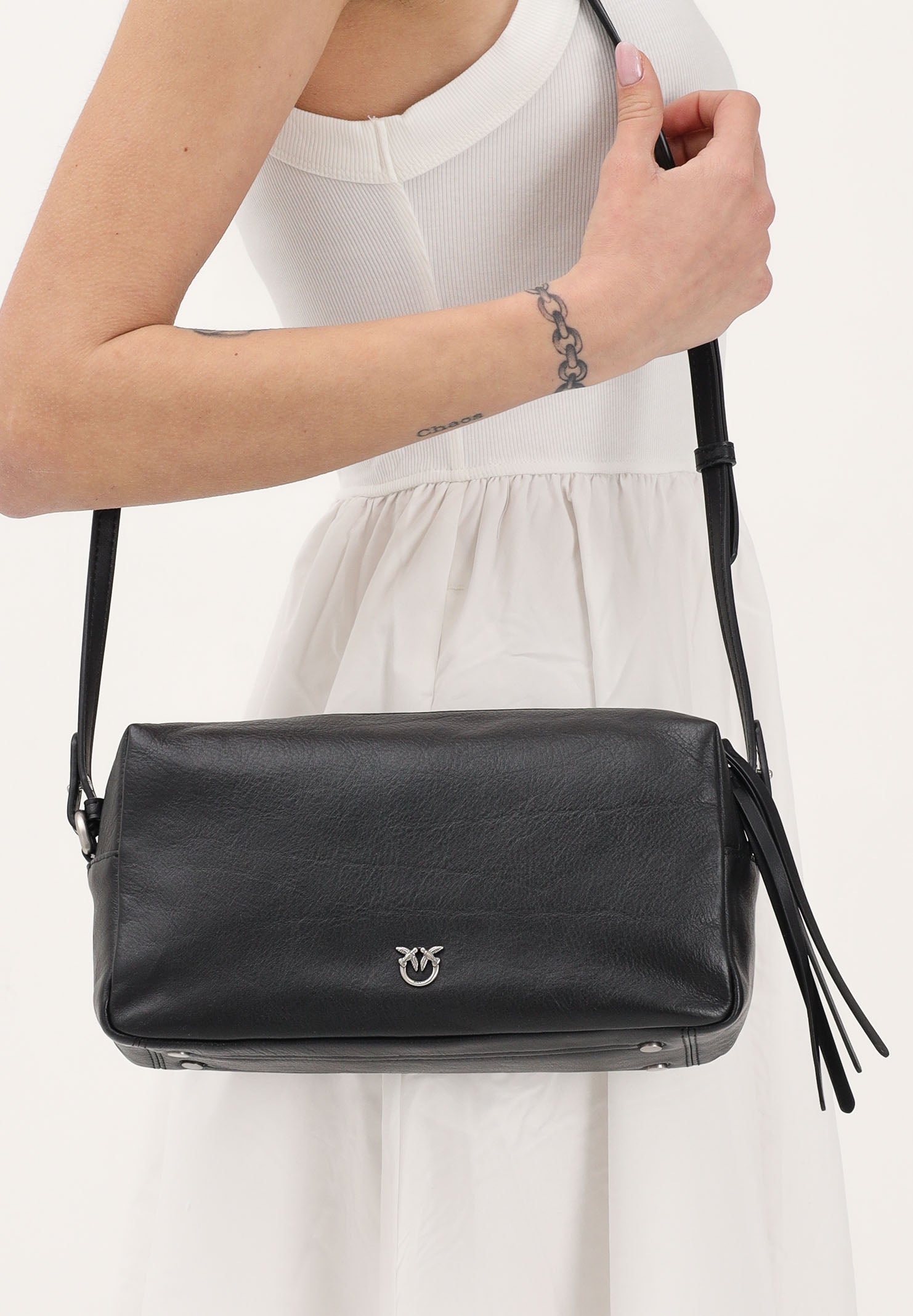 PINKO Borsa a spalla Trittico nera da donna 106761A2JG Z99O PINKO 