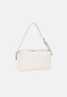 PINKO Borsa a spalla bianca da donna in pelle stampa coccodrillo 106761A2YW Z15O PINKO 