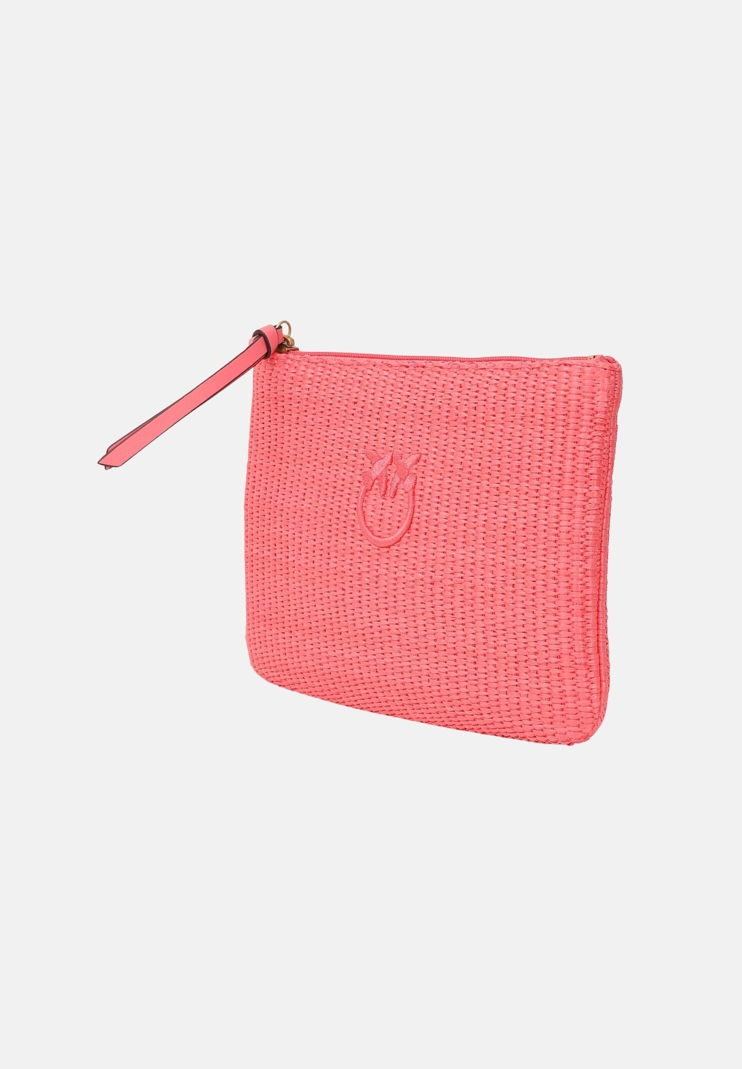 PINKO Pochette in rafia fucsia da donna 106763A39Y N17Q PINKO 