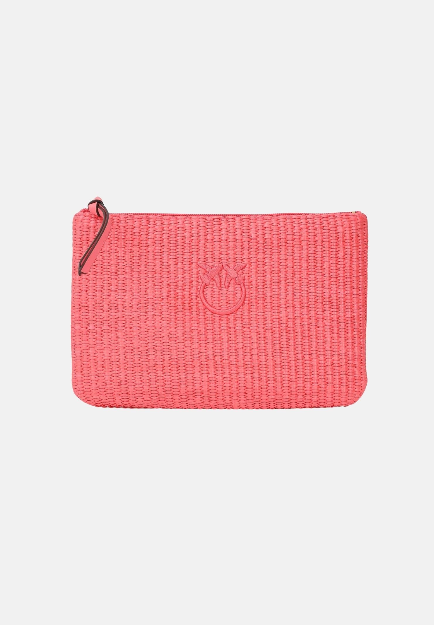 PINKO Pochette in rafia fucsia da donna 106763A39Y N17Q PINKO 