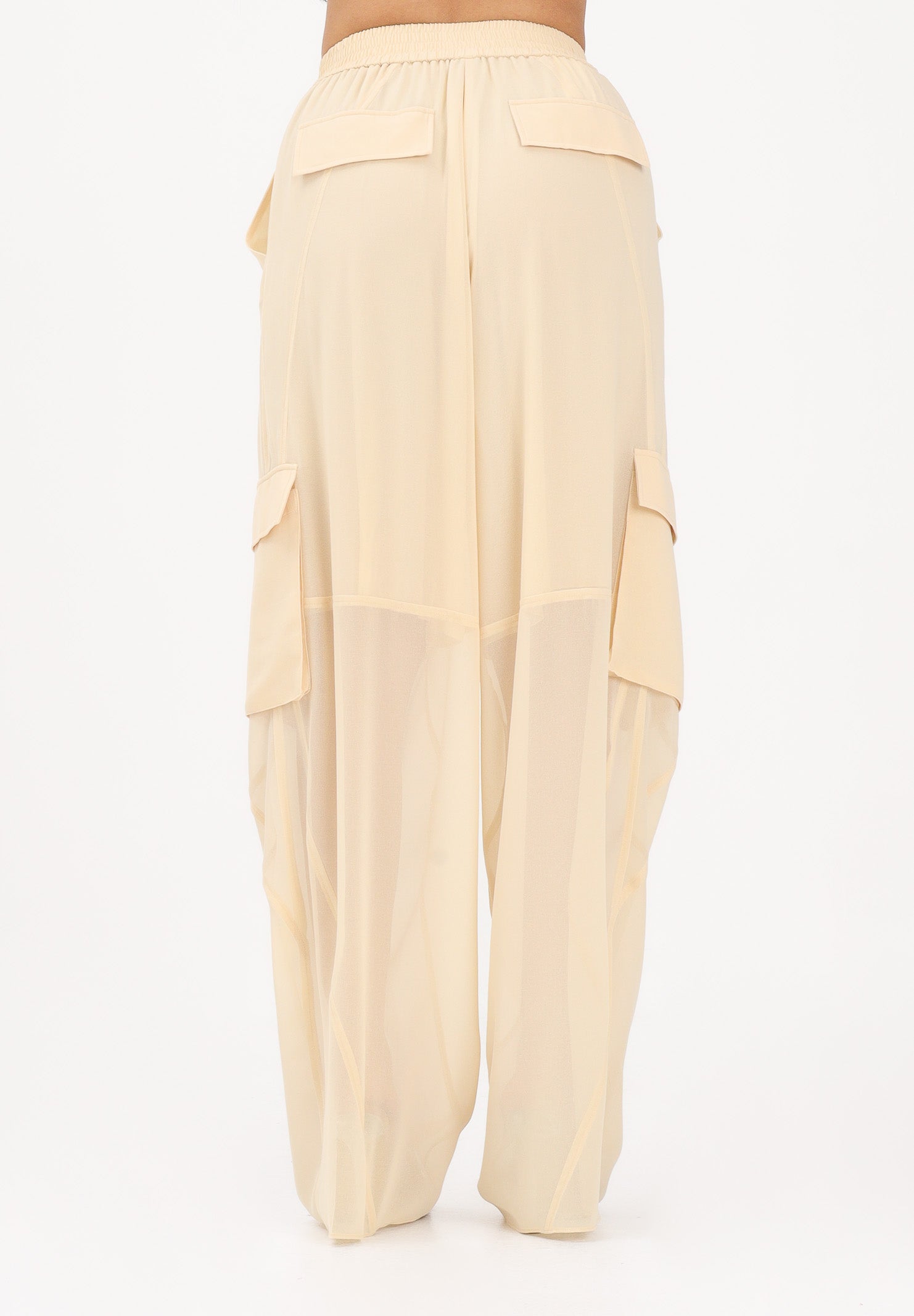 PINKO Pantalone elegante vaniglia da donna 106792A3AT C19 PINKO 