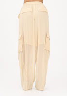 PINKO Pantalone elegante vaniglia da donna 106792A3AT C19 PINKO 