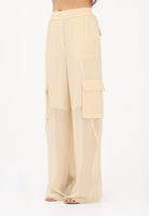 PINKO Pantalone elegante vaniglia da donna 106792A3AT C19 PINKO 