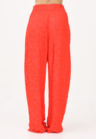 PINKO Pantalone arancione da donna in jacquard floreale 106802A3AN A99 PINKO 