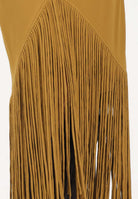 PINKO Abito lungo kiwi da donna con frange 106825A3AY L25 PINKO 