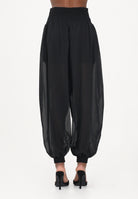 PINKO Pantalone nero da donna ampio e fluido 106845A3B2 Z99 PINKO 