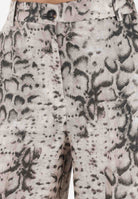 PINKO Bermuda beige da donna con stampa animalier 106870A3BL CZ9 PINKO 
