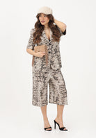PINKO Giacca a manica corta beige da donna con stampa snake 106879A3BL CZ9 PINKO 