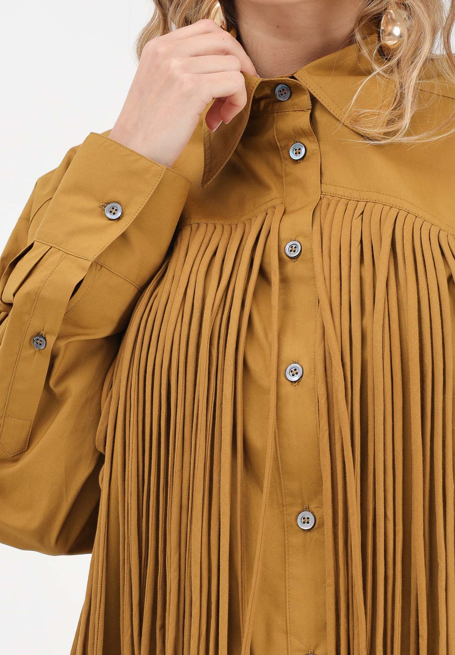 PINKO Abito corto kiwi da donna con frange 106971A2LD L25 PINKO 