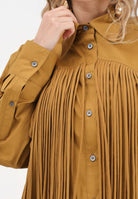 PINKO Abito corto kiwi da donna con frange 106971A2LD L25 PINKO 
