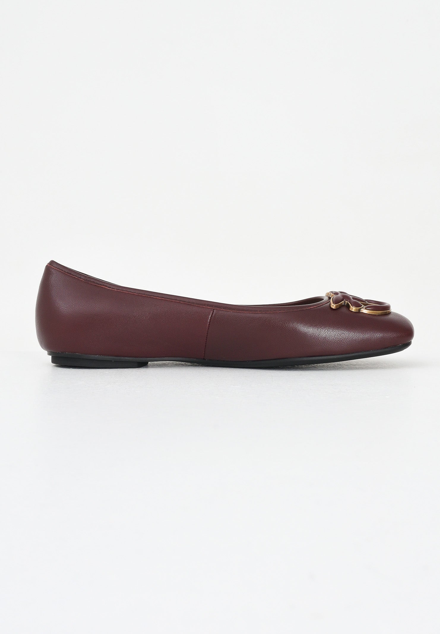 PINKO Ballerine bordeaux da donna con logo Love Birds SD0379P003P61 . PINKO 