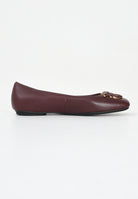 PINKO Ballerine bordeaux da donna con logo Love Birds SD0379P003P61 . PINKO 