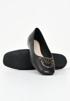 PINKO Ballerine nere da donna con logo Love Birds SD0379P003Z99 . PINKO 