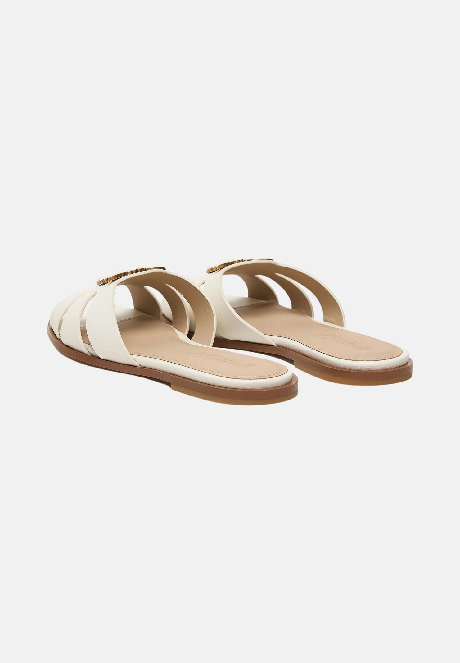 PINKO Ciabatte panna da donna con logo Love Birds SD0463P001Z12 Z12 PINKO 