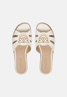 PINKO Ciabatte panna da donna con logo Love Birds SD0463P001Z12 Z12 PINKO 