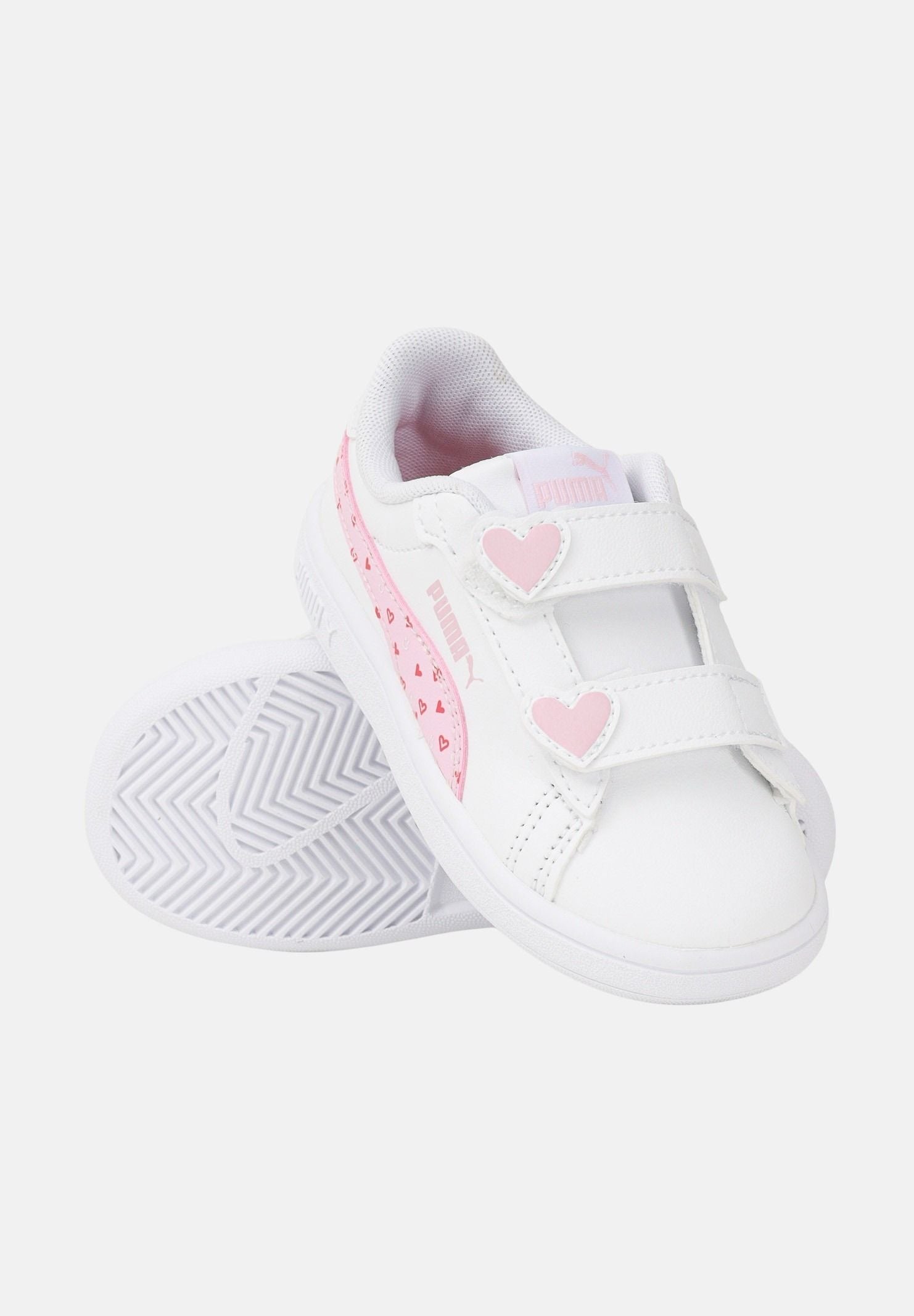PUMA Sneakers Smash 3.0 Hearty bianche da neonato 405639 01 PUMA 