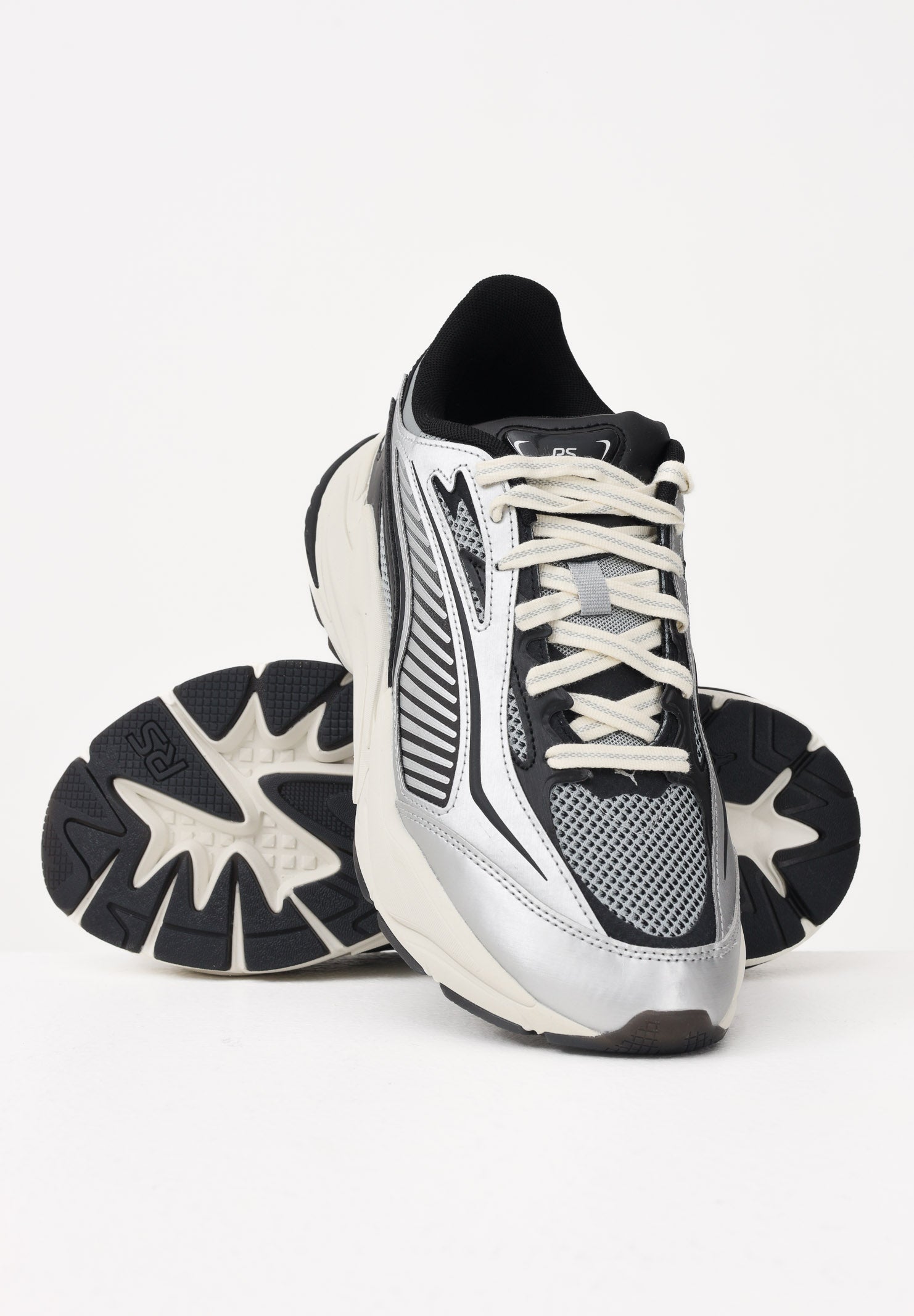 PUMA Sneakers RS Surge LS argento e nere da uomo 407523 01 PUMA 