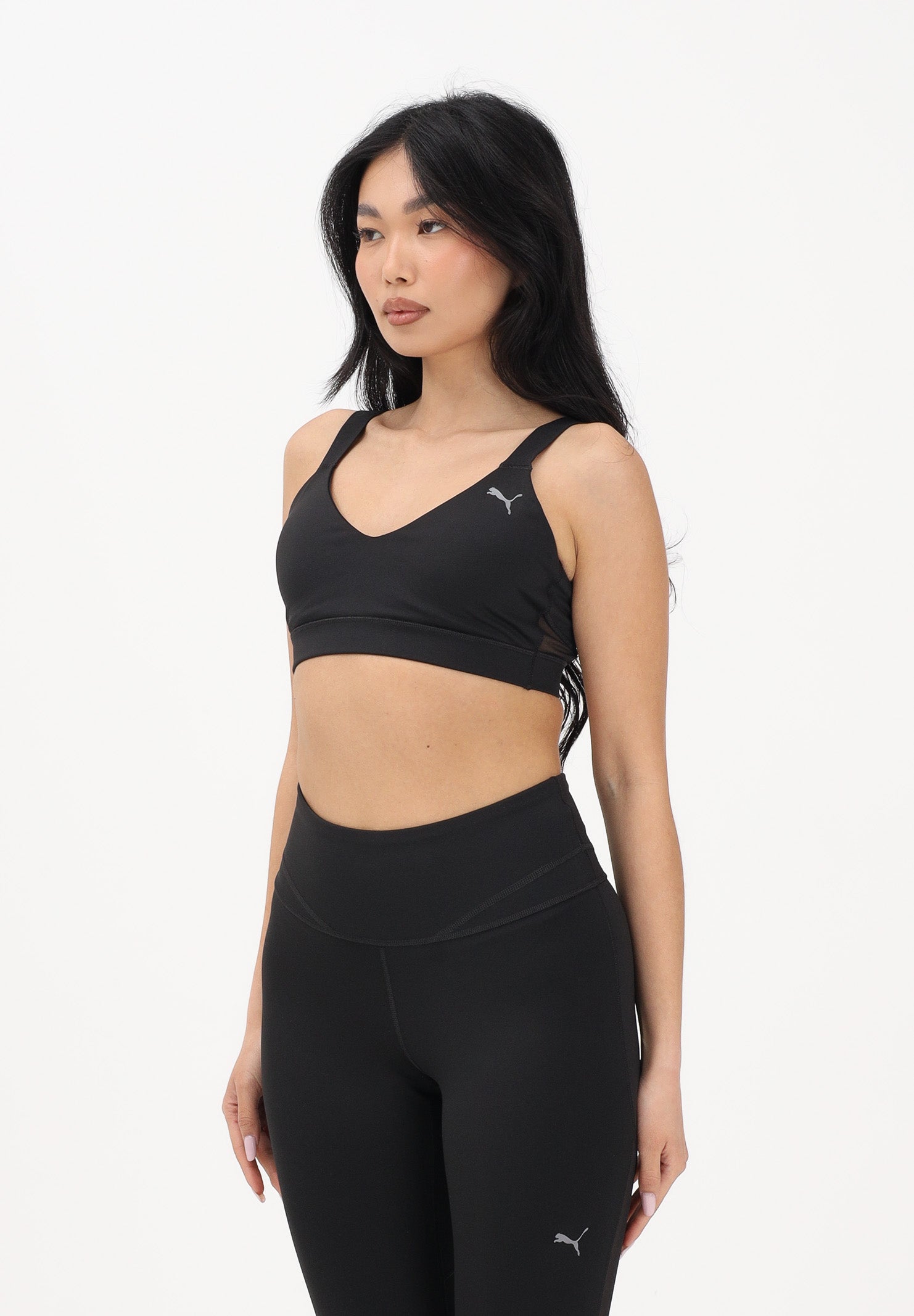 PUMA Top sportivo PUMA SHAPE nero da donna 527479 01 PUMA 
