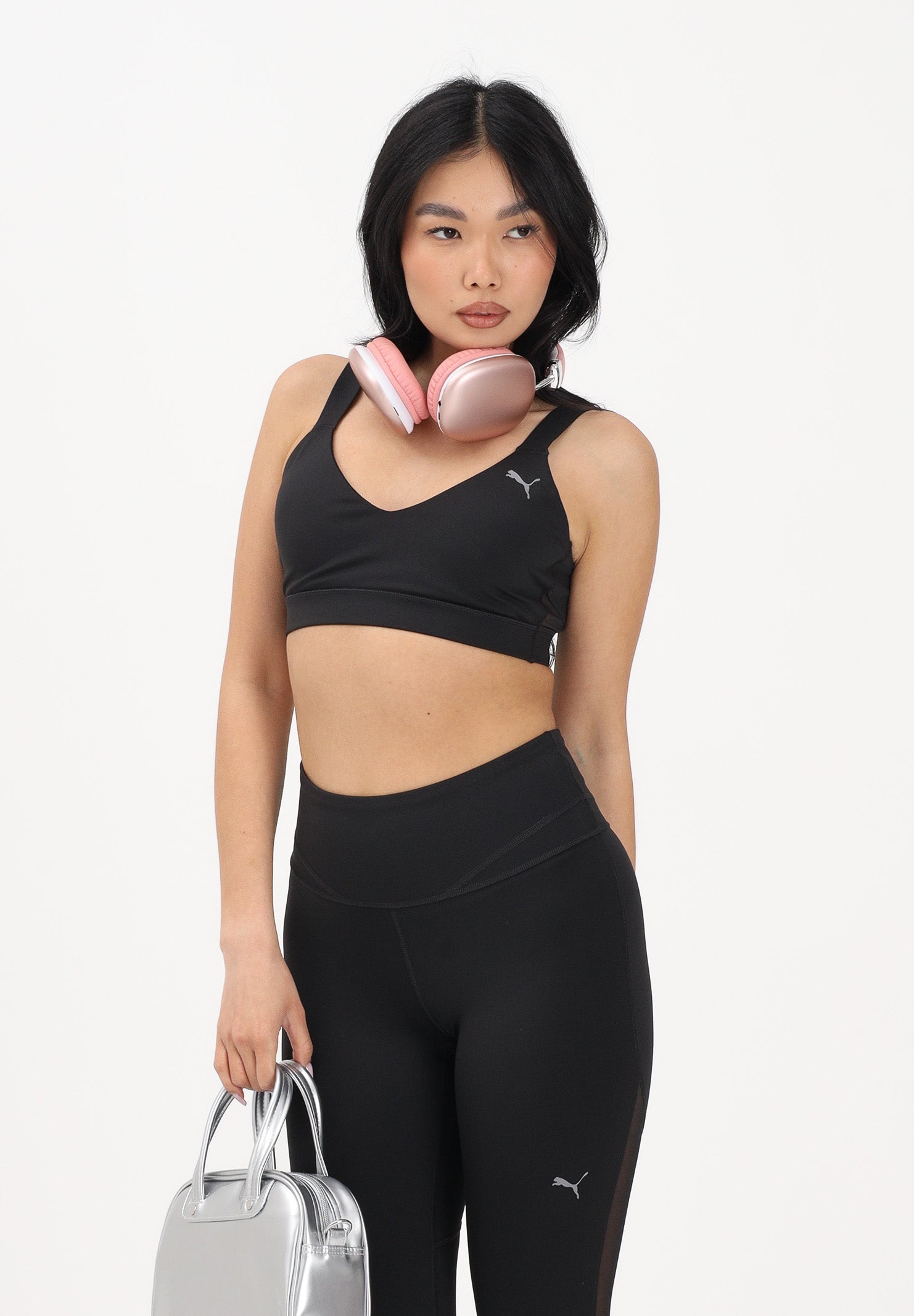 PUMA Top sportivo PUMA SHAPE nero da donna 527479 01 PUMA 