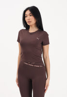 PUMA T-shirt a manica corta PUMA STRONG Training marrone da donna 528494 13 PUMA 