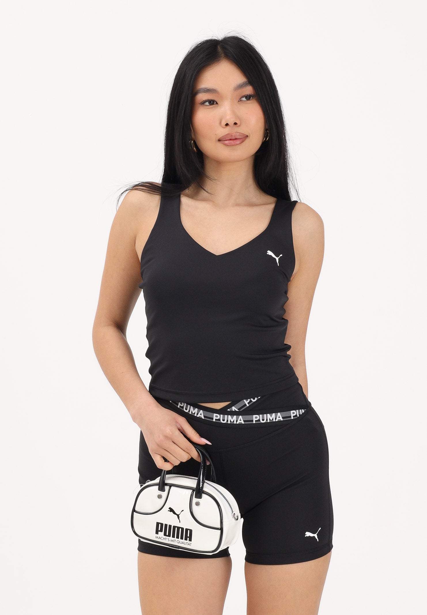 PUMA Top sportivo PUMA STRONG nero da donna 528495 01 PUMA 