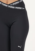 PUMA Leggings W STRONG CROSS FRONT TIGHT 7/8 nero da donna 528498 01 PUMA 